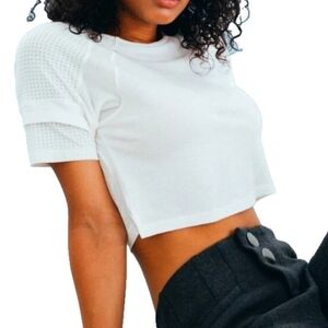 APL Wool Mesh Crop Tee